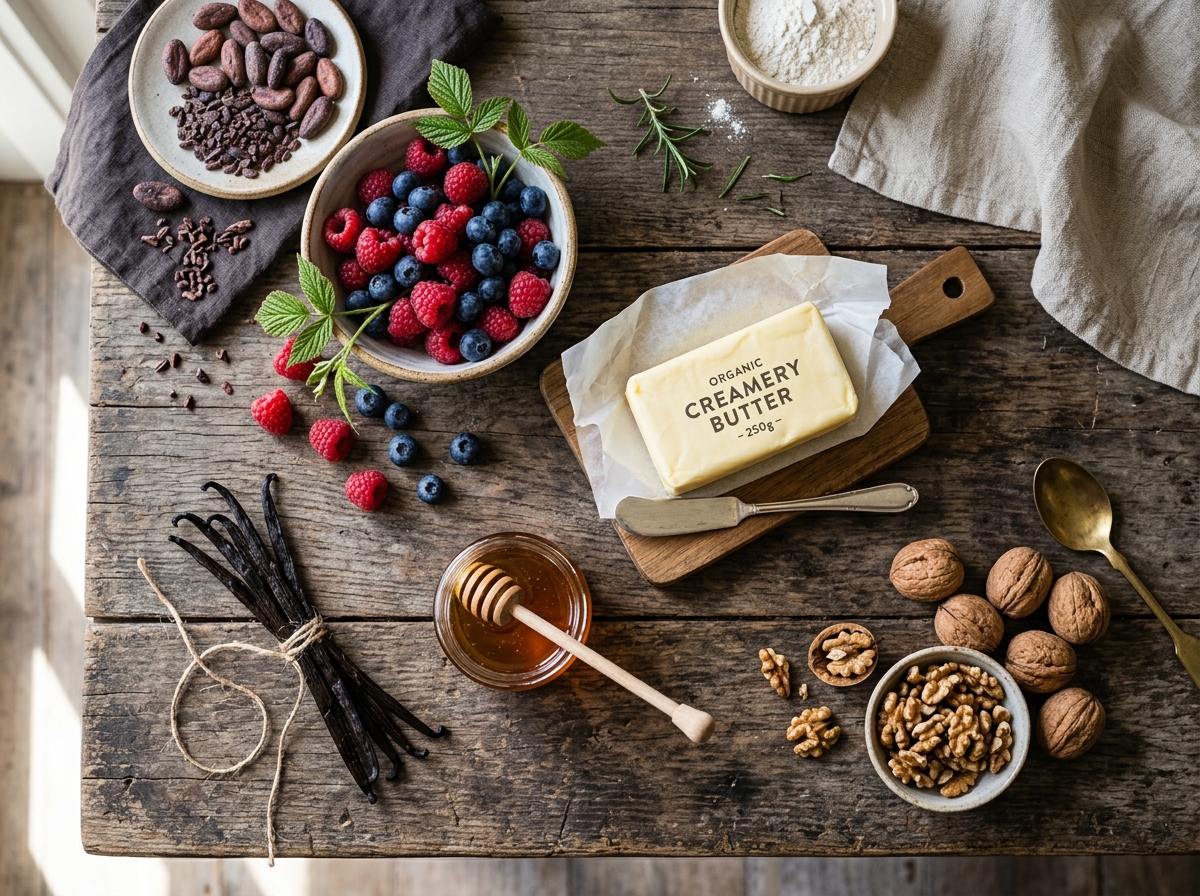 Ingredientes frescos y orgánicos